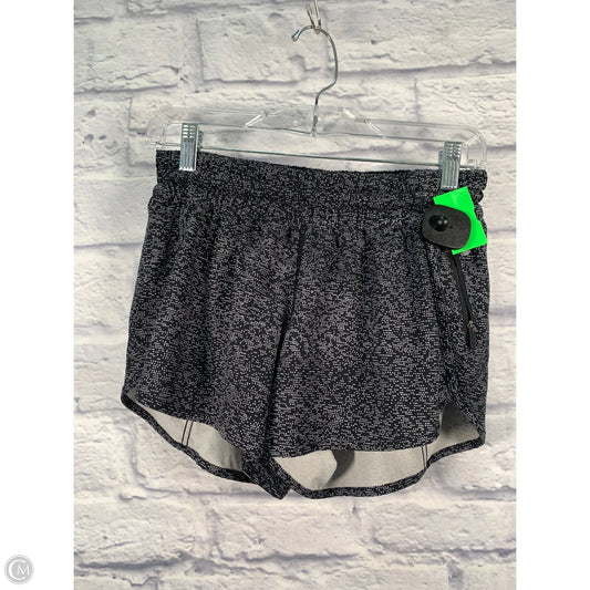 Athletic Shorts By Lululemon In Black & White, Size: M