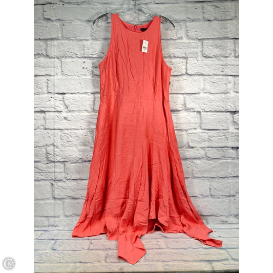 Dress Party Long By Ann Taylor In Peach, Size: M