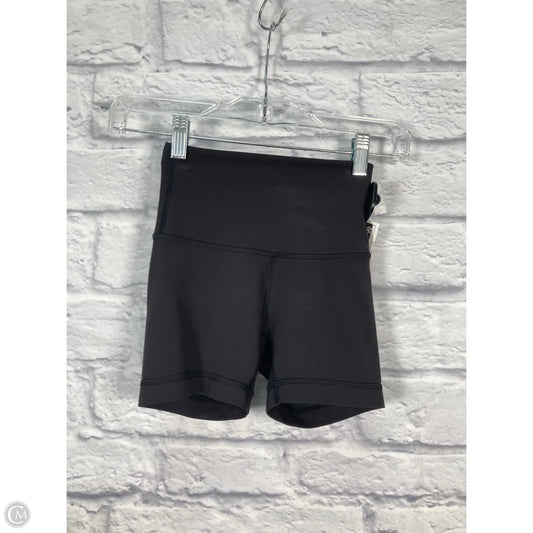 Athletic Shorts By Lululemon In Black, Size: Xs