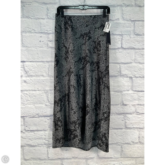 Skirt Maxi By Rafaella In Black & Grey, Size: S