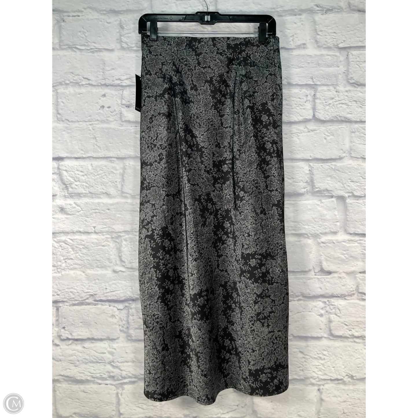 Skirt Maxi By Rafaella In Black & Grey, Size: S