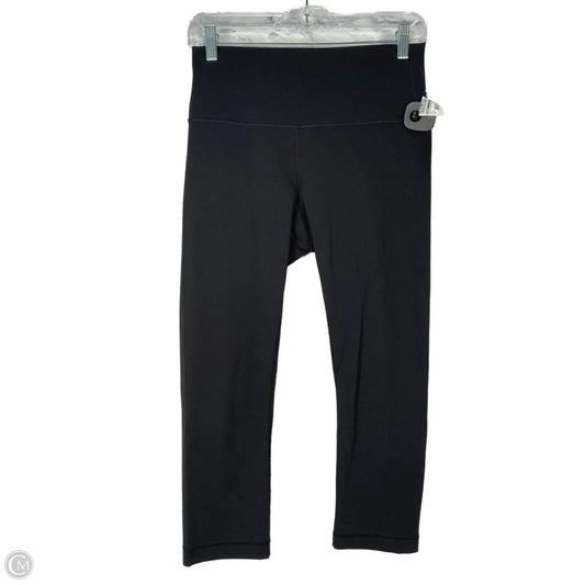 Athletic Leggings Capris By Lululemon In Black, Size: M