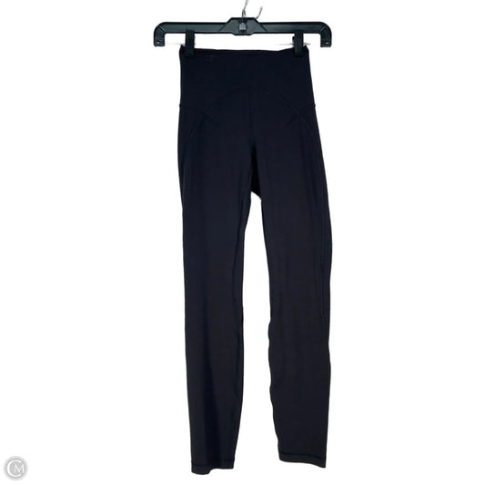 Athletic Leggings By Lululemon In Black, Size: Xs
