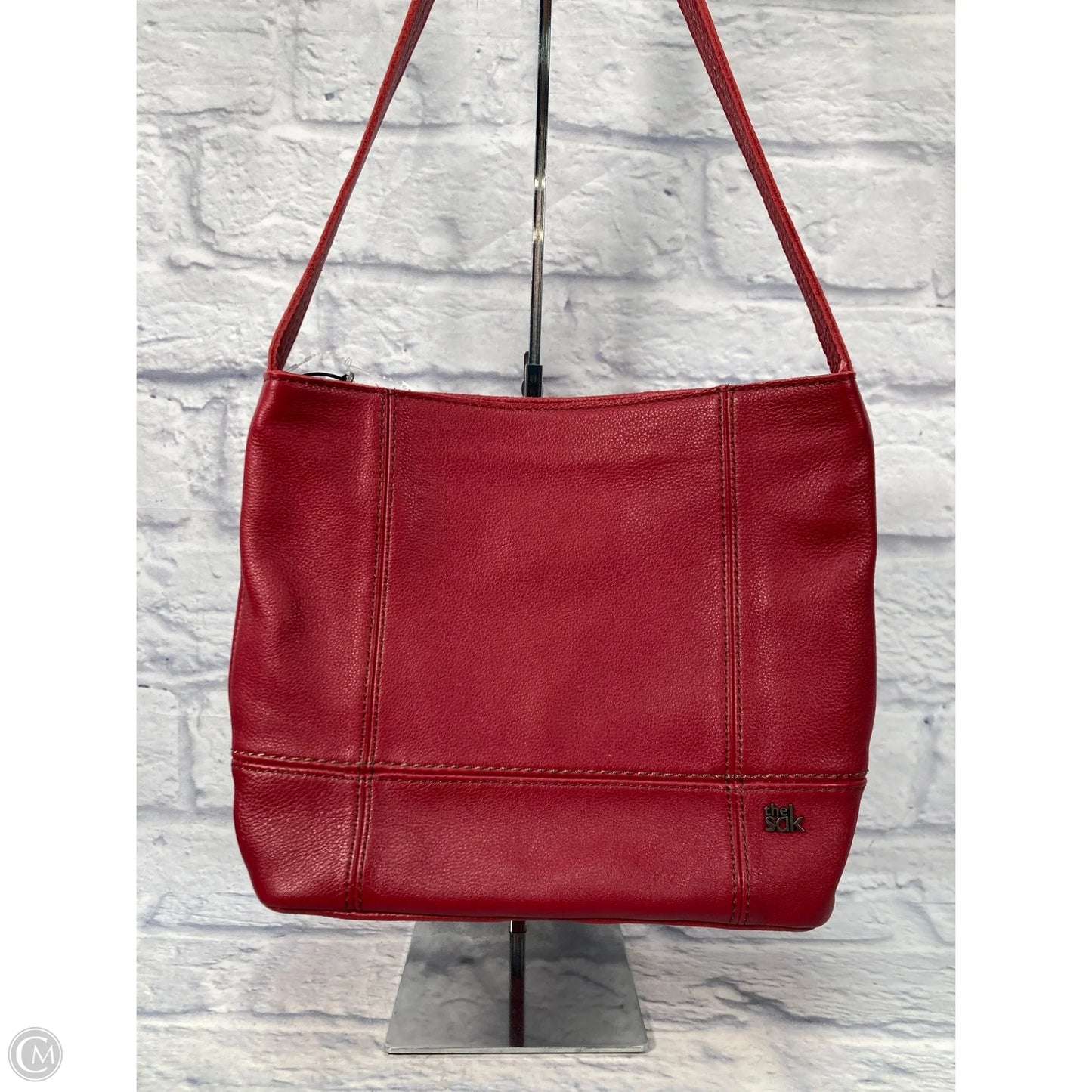 Handbag Leather By The Sak, Size: Medium