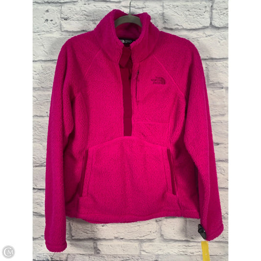 Athletic Jacket By The North Face In Pink, Size: M
