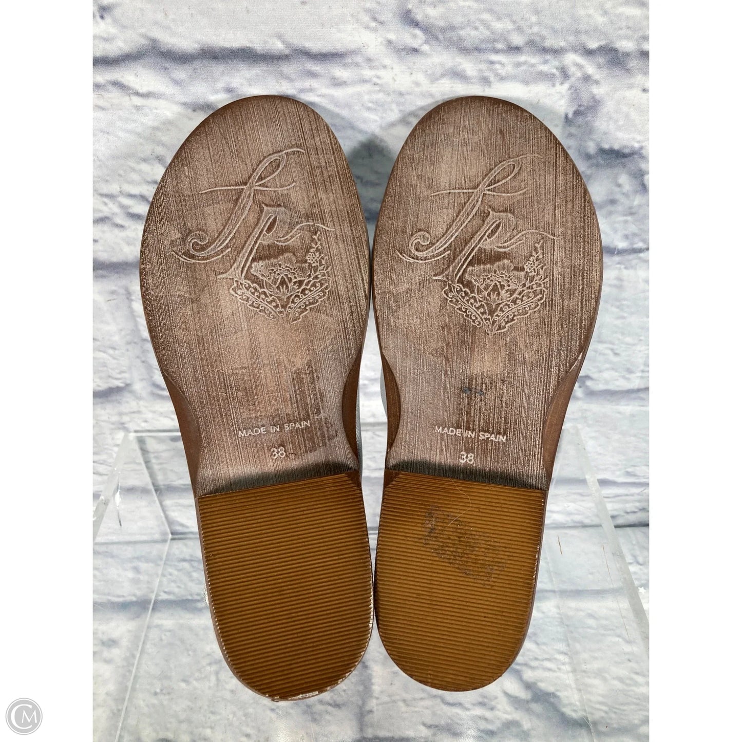 Sandals Flats By Free People In Silver, Size: 7.5