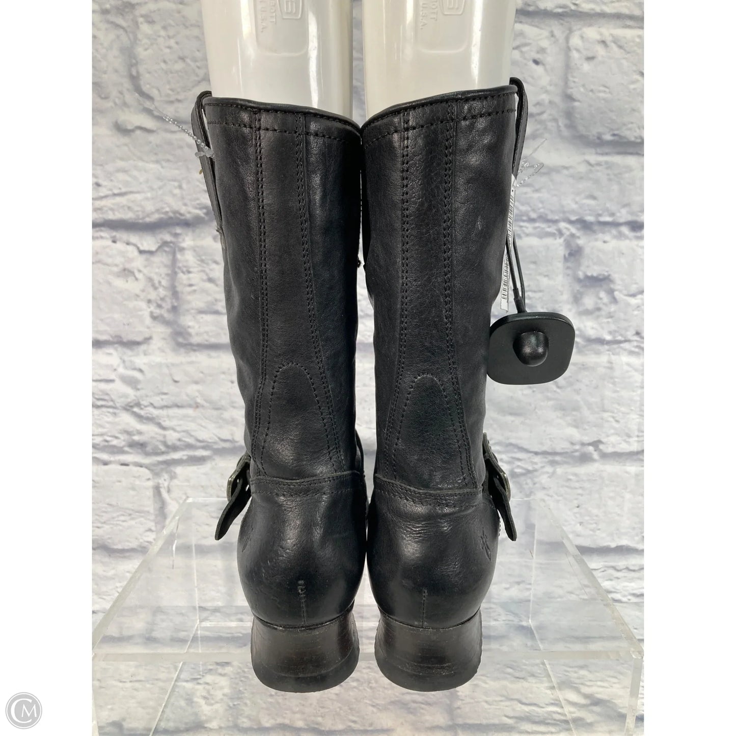 Boots Designer By Frye In Black, Size: 7.5
