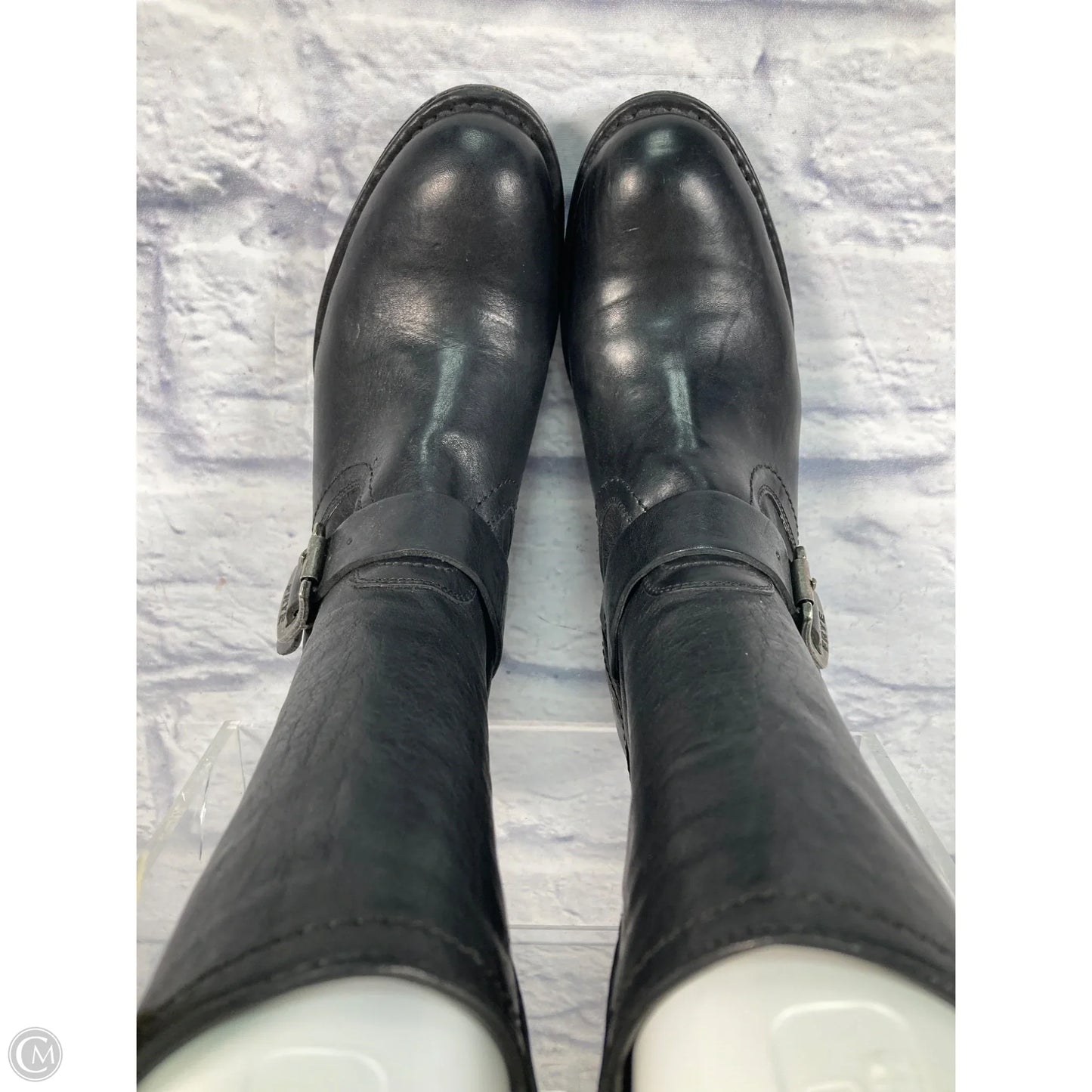 Boots Designer By Frye In Black, Size: 7.5