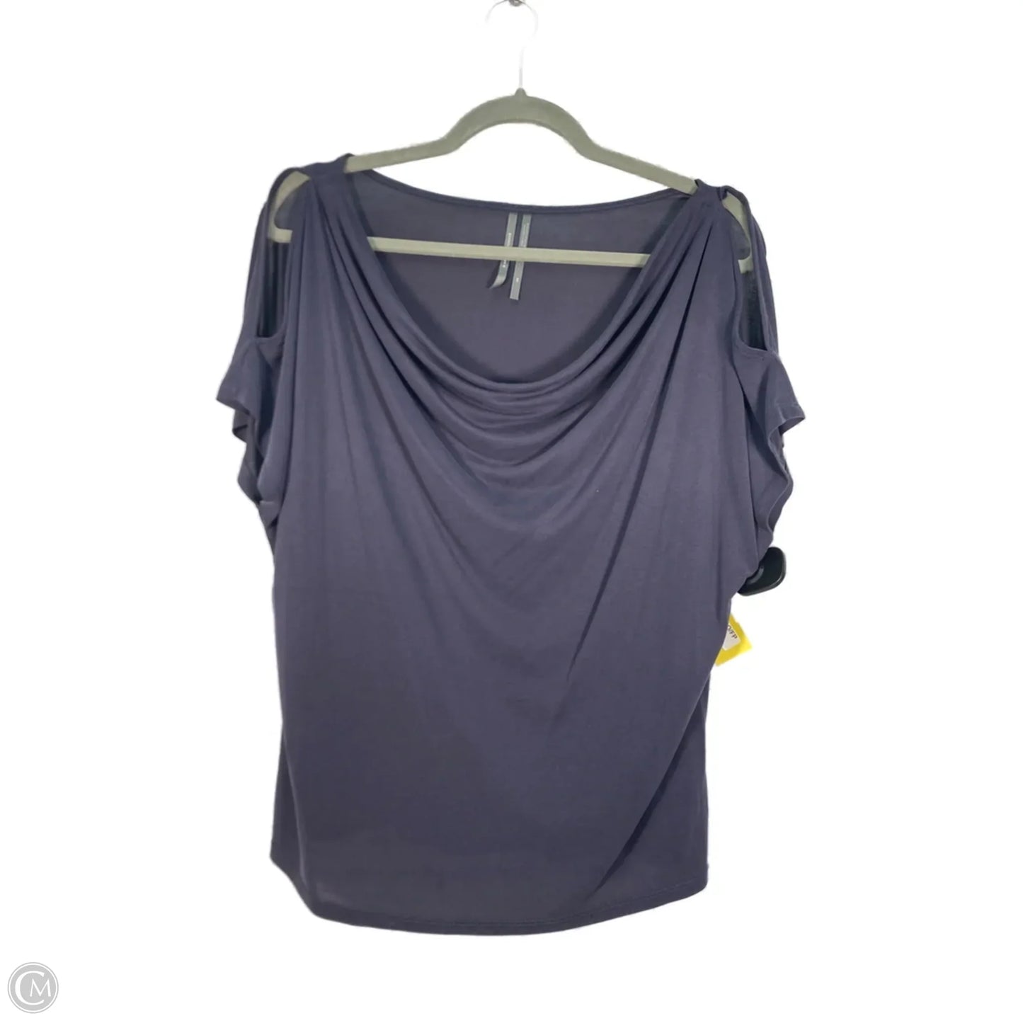 Top Short Sleeve By Anthropologie In Purple, Size: Xs