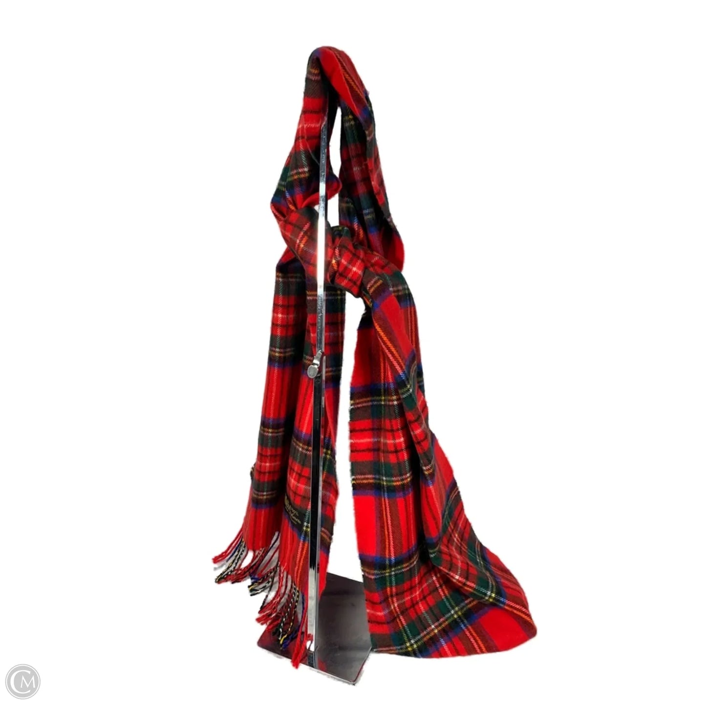 Scarf Winter By Clothes Mentor In Green & Red