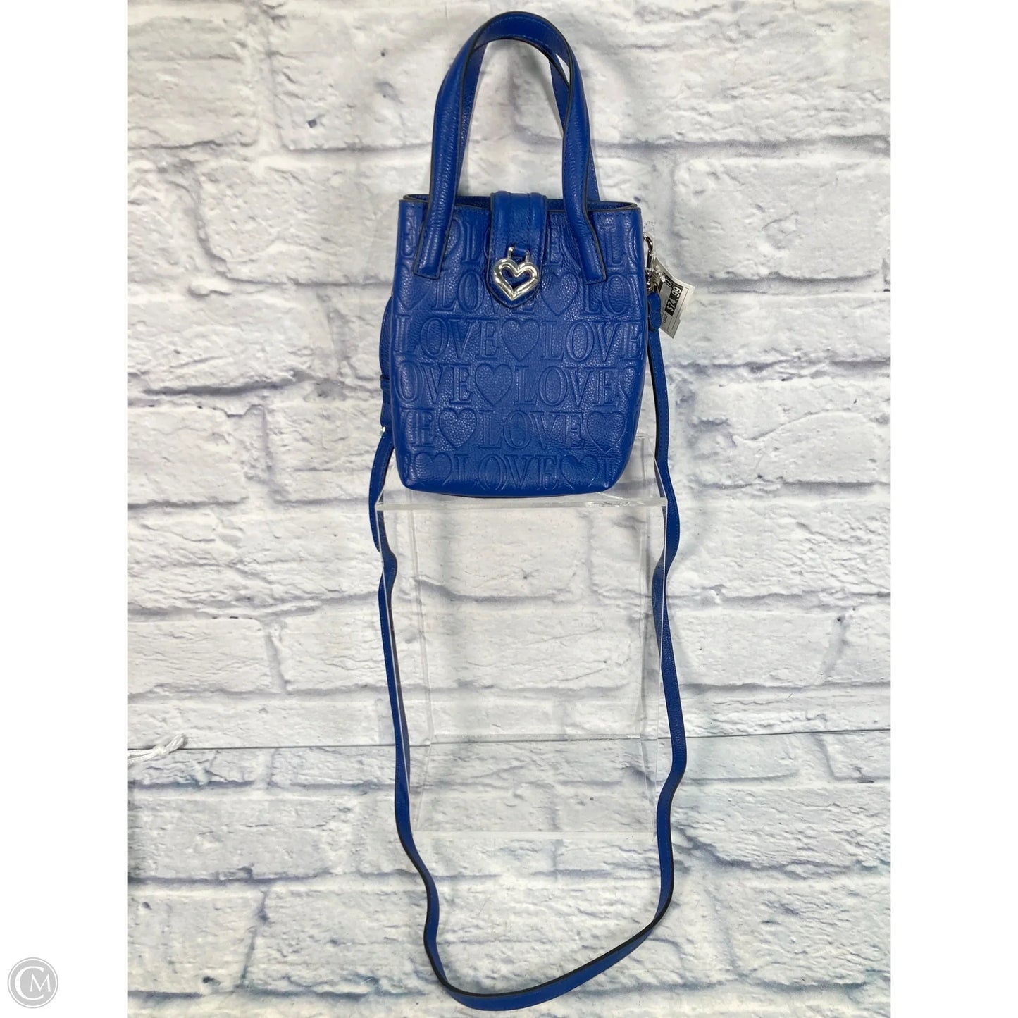 Handbag Leather By Brighton, Size: Large