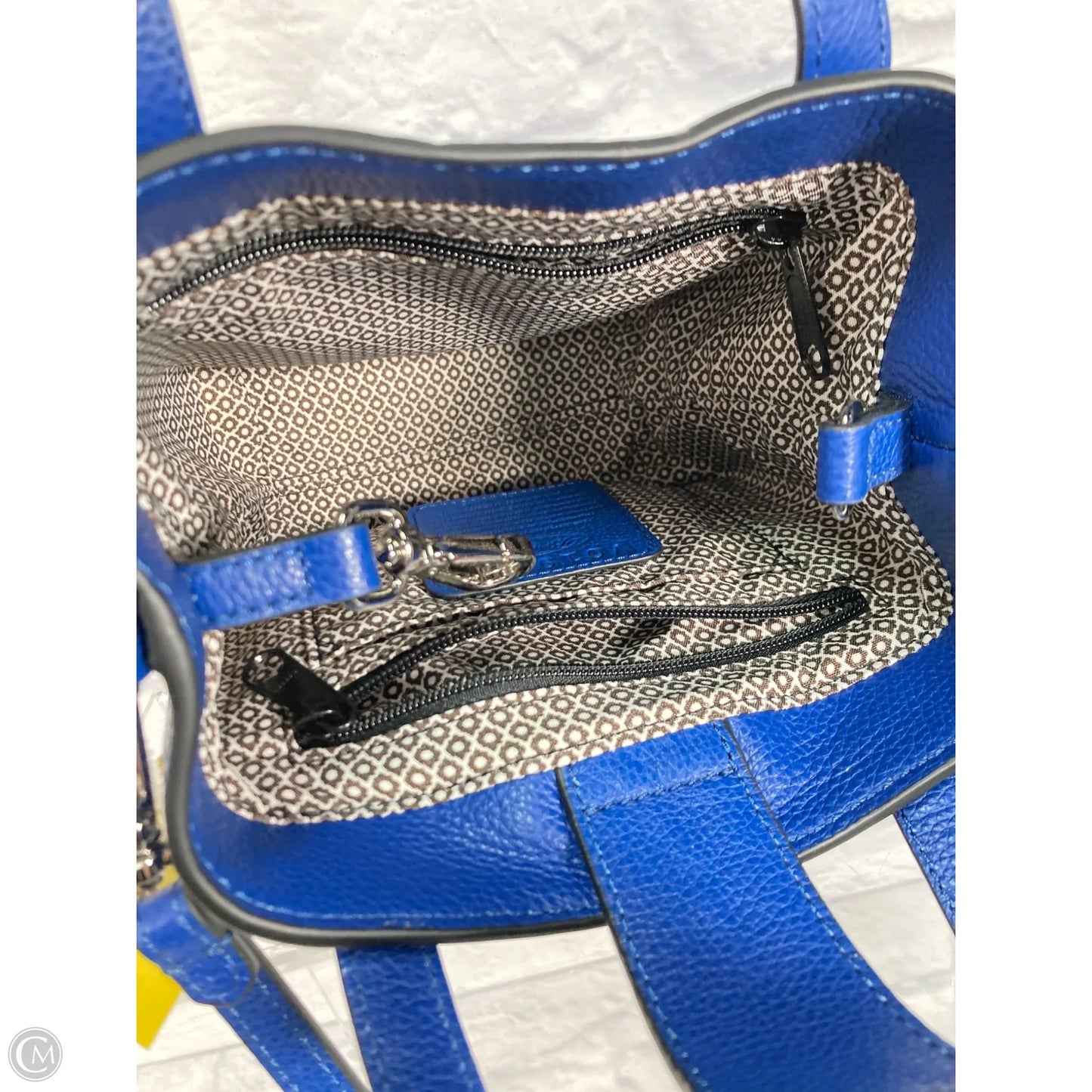 Handbag Leather By Brighton, Size: Large