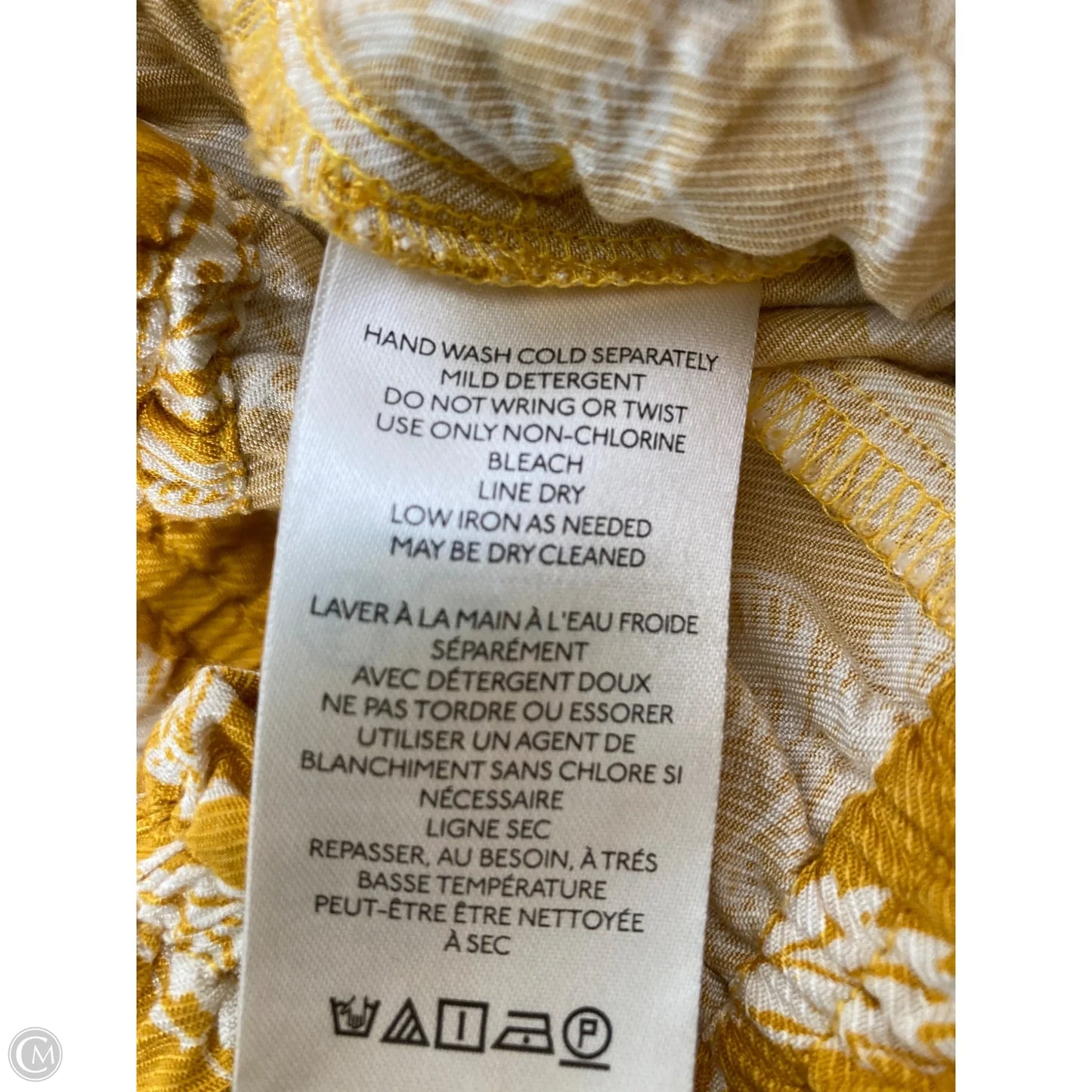 Pants Wide Leg By Anthropologie In Yellow, Size: 4