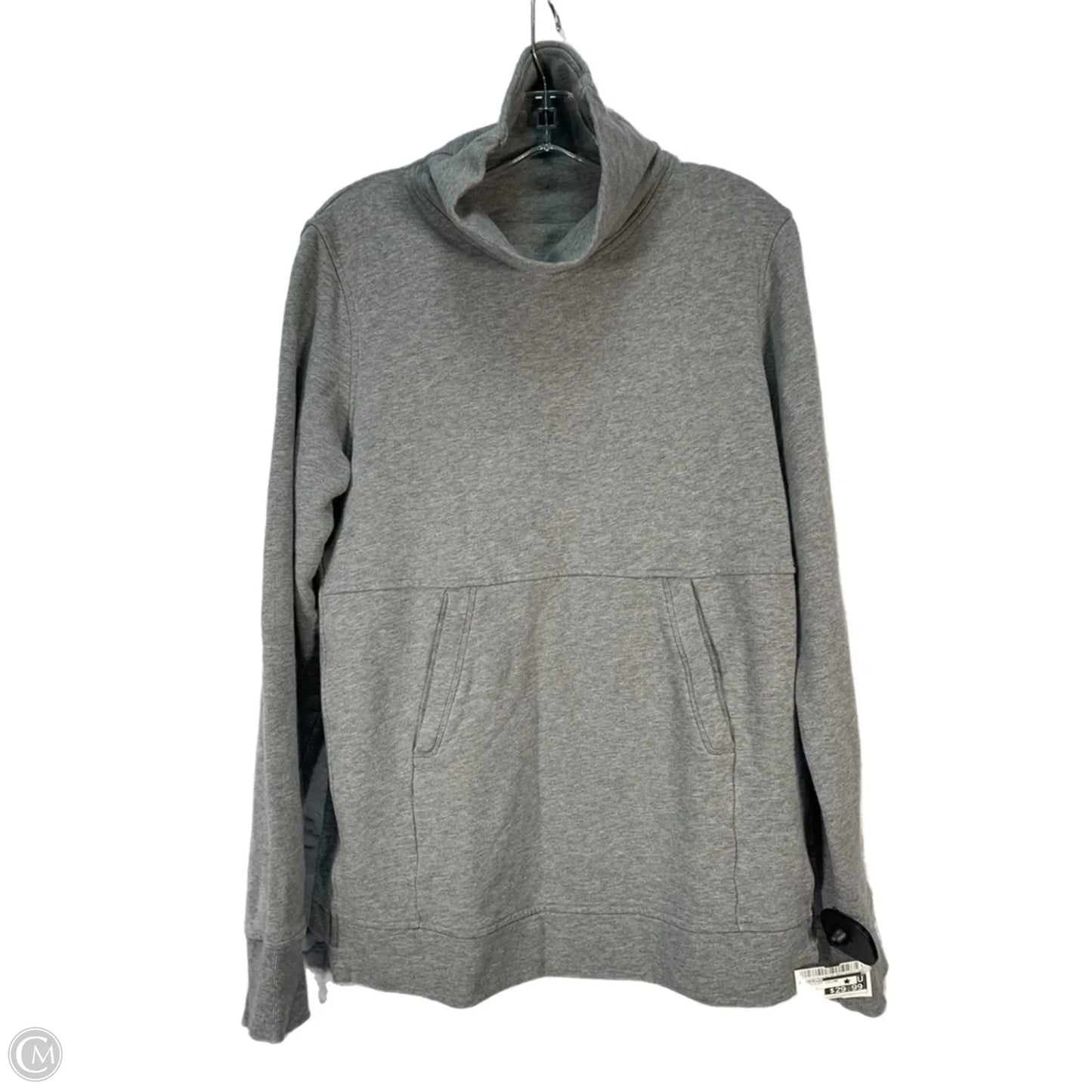 Sweatshirt Collar By Lululemon In Grey, Size: M