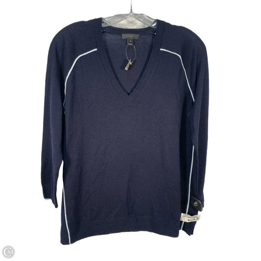 Top Long Sleeve By J. Crew In Navy, Size: Xs