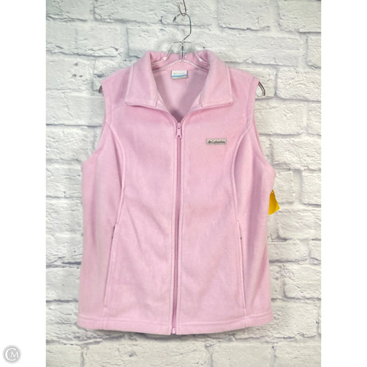 Vest Fleece By Columbia In Pink, Size: Xl
