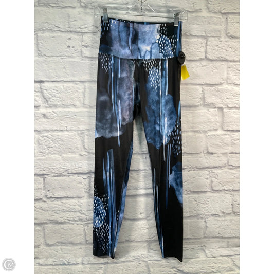 Athletic Leggings By Beyond Yoga In Black & Blue, Size: M