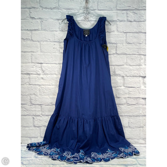 Dress Party Long By Johnny Was In Blue & White, Size: S