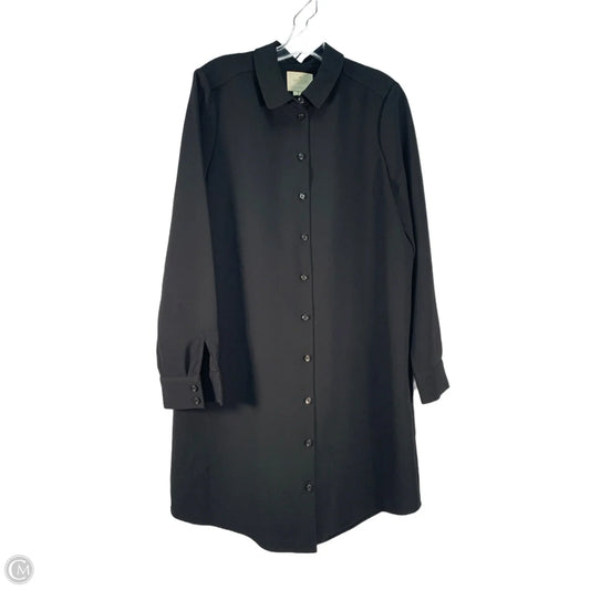 Coat Designer By Kate Spade In Black & Brown, Size: L