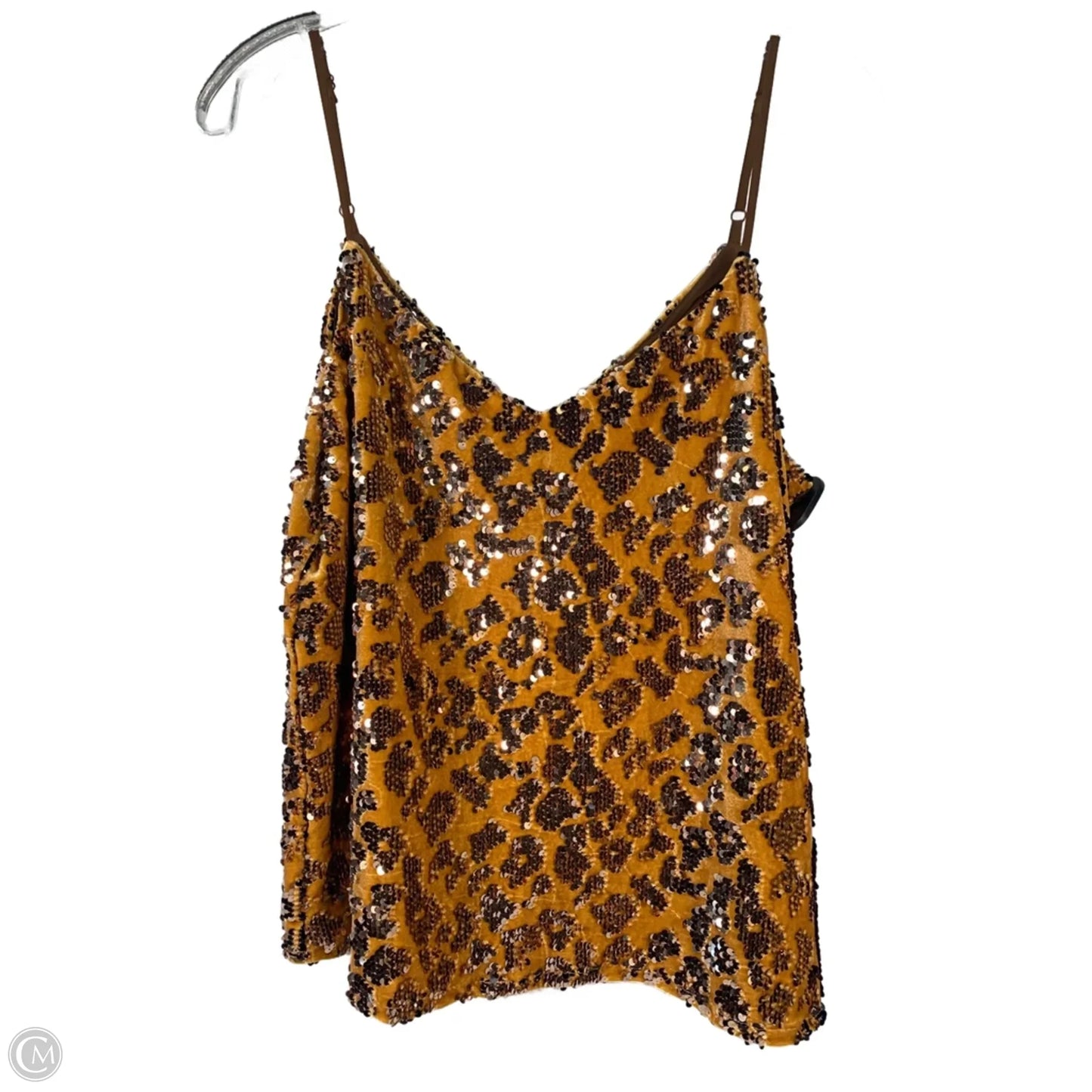 Top Sleeveless By Ro & De In Yellow, Size: M