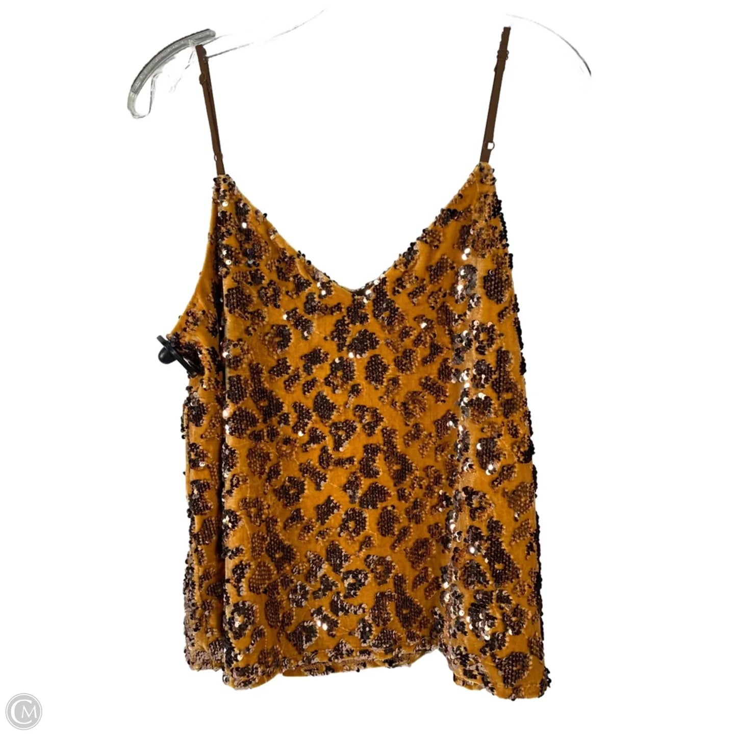 Top Sleeveless By Ro & De In Yellow, Size: M