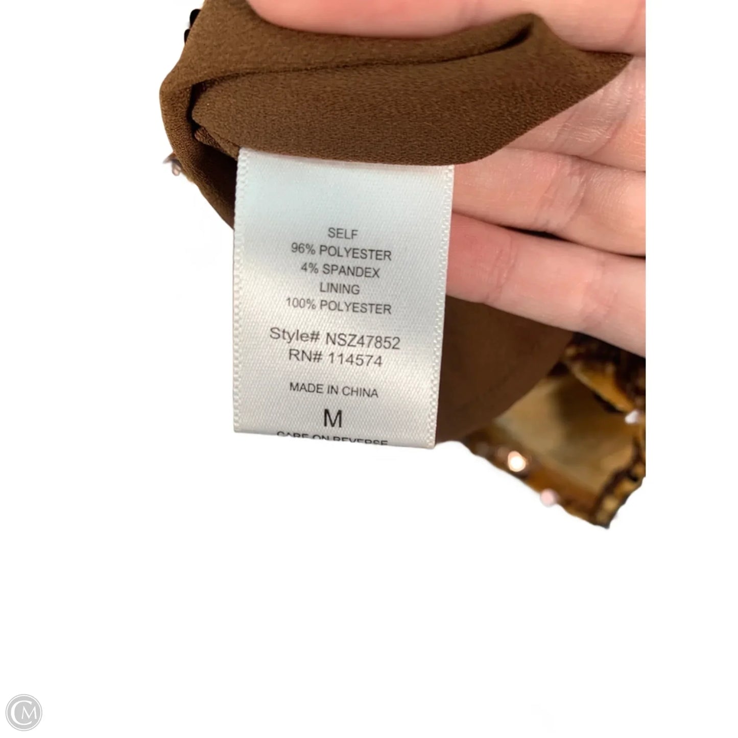 Top Sleeveless By Ro & De In Yellow, Size: M