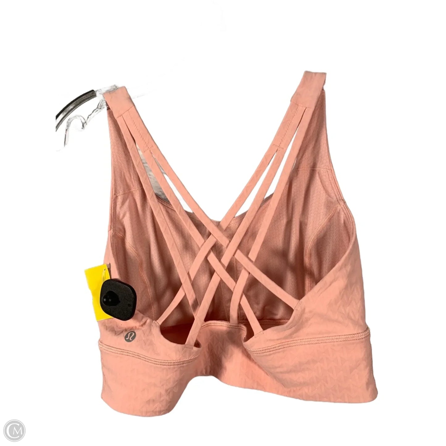 Athletic Bra By Lululemon In Peach, Size: M