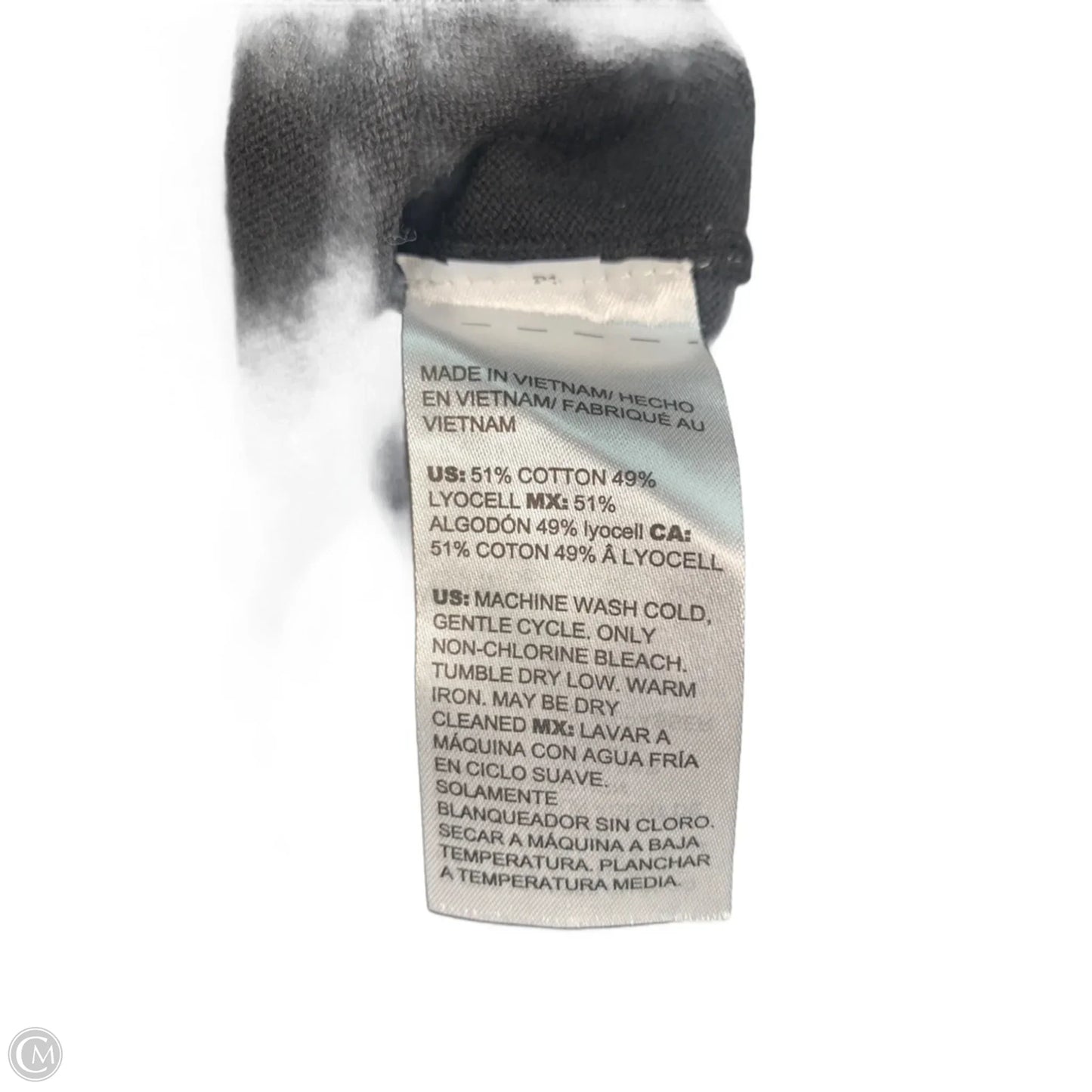 Sweater By Chicos In Black & Cream, Size: Xl