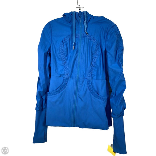 Athletic Jacket By Lululemon In Blue, Size: M