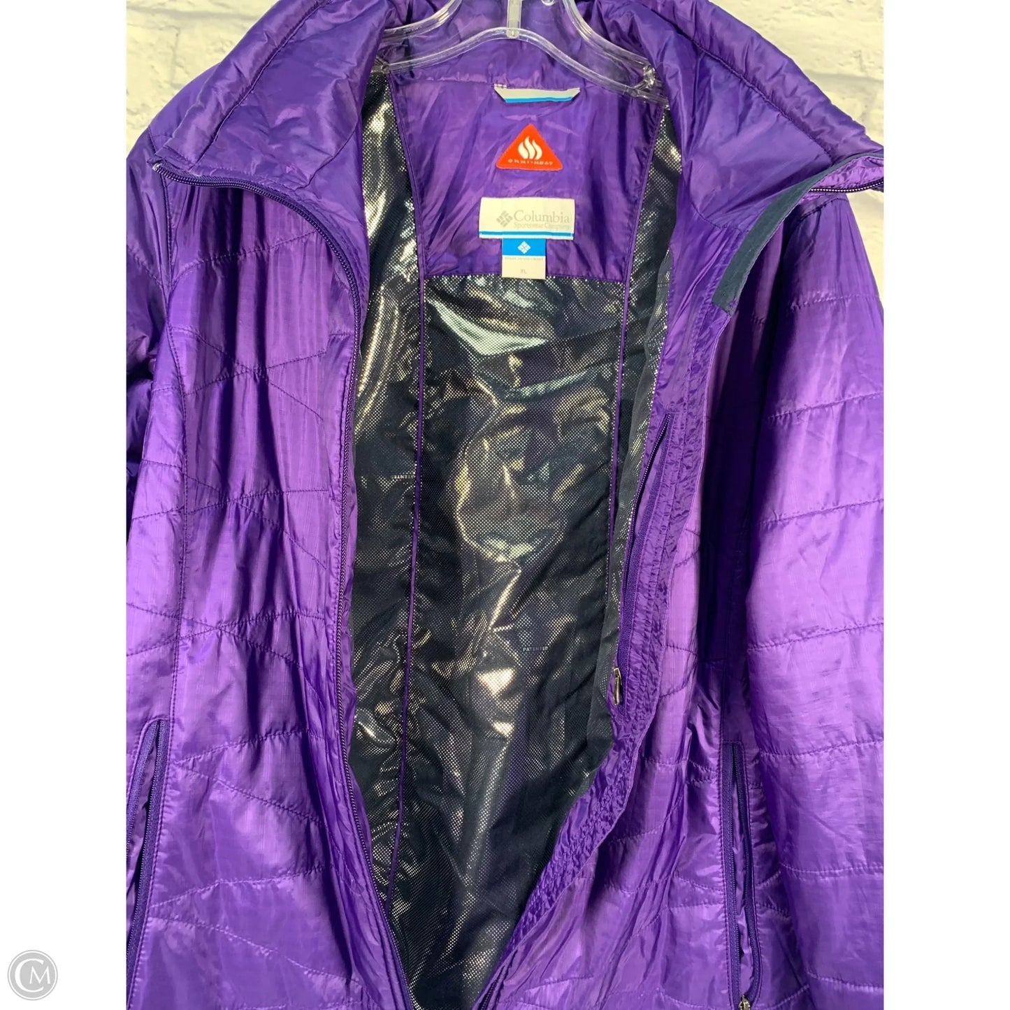 Jacket Puffer & Quilted By Columbia In Purple, Size: Xl