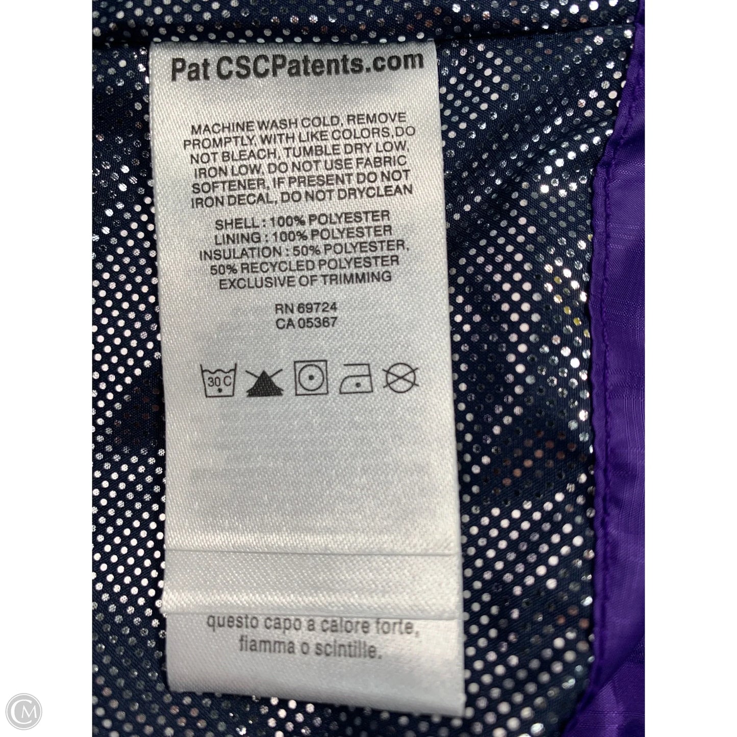 Jacket Puffer & Quilted By Columbia In Purple, Size: Xl