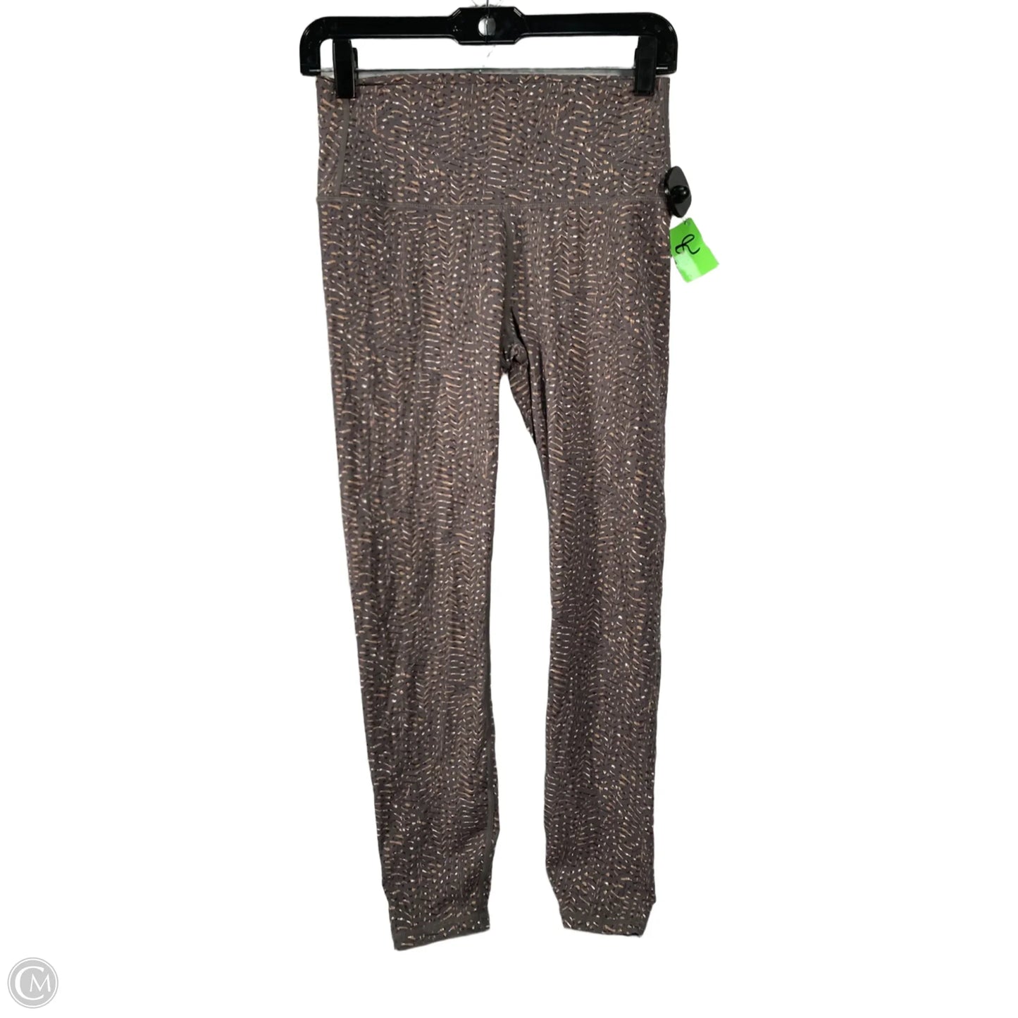 Athletic Leggings By Varley In Brown & Tan, Size: M