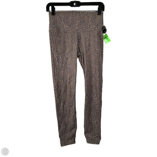 Athletic Leggings By Varley In Brown & Tan, Size: M
