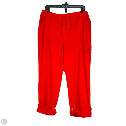 Athletic Pants By Chicos In Orange, Size: 12