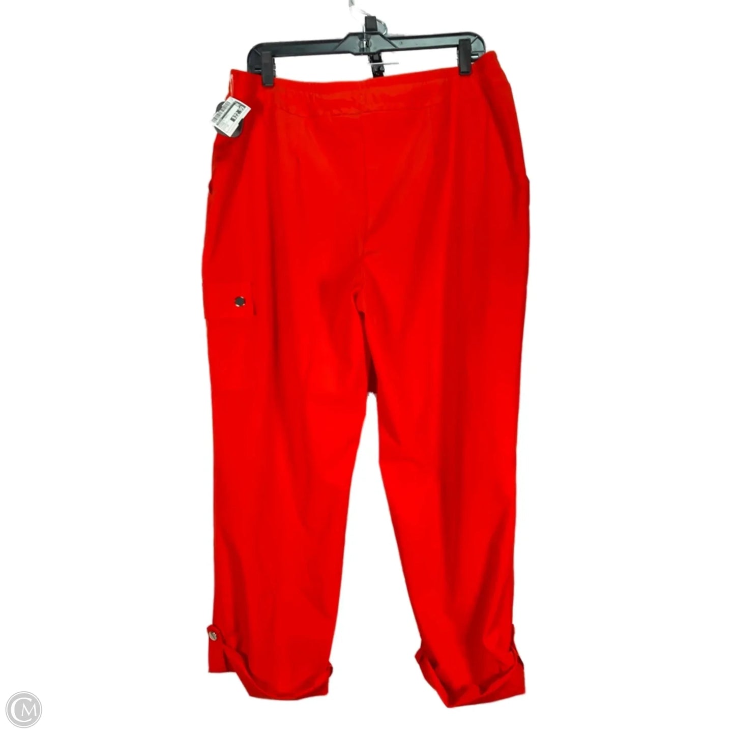 Athletic Pants By Chicos In Orange, Size: 12