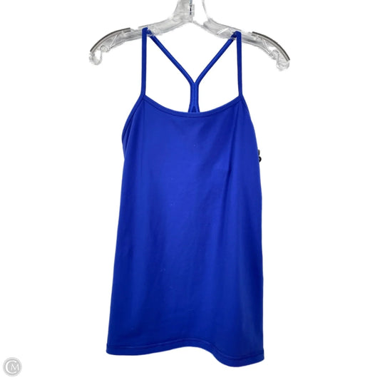 Athletic Tank Top By Lululemon In Blue & Brown, Size: M