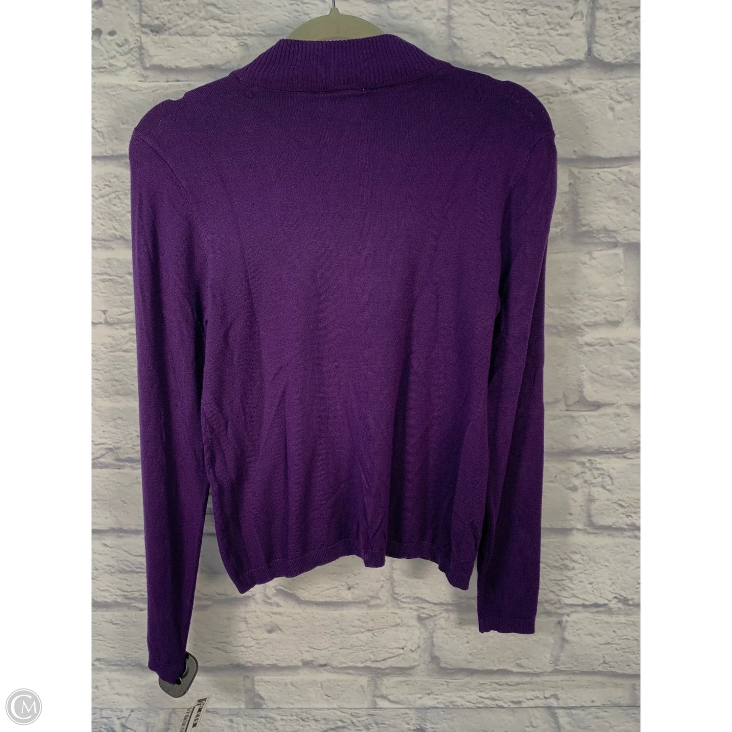 Top Long Sleeve By Chicos In Purple, Size: S