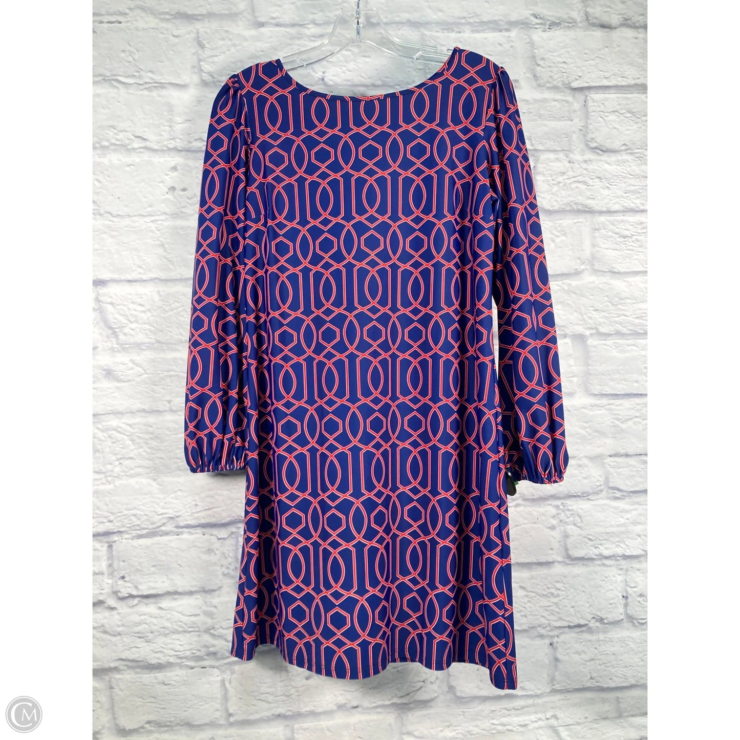 Dress Party Short By Jude Connally In Blue & Red, Size: M
