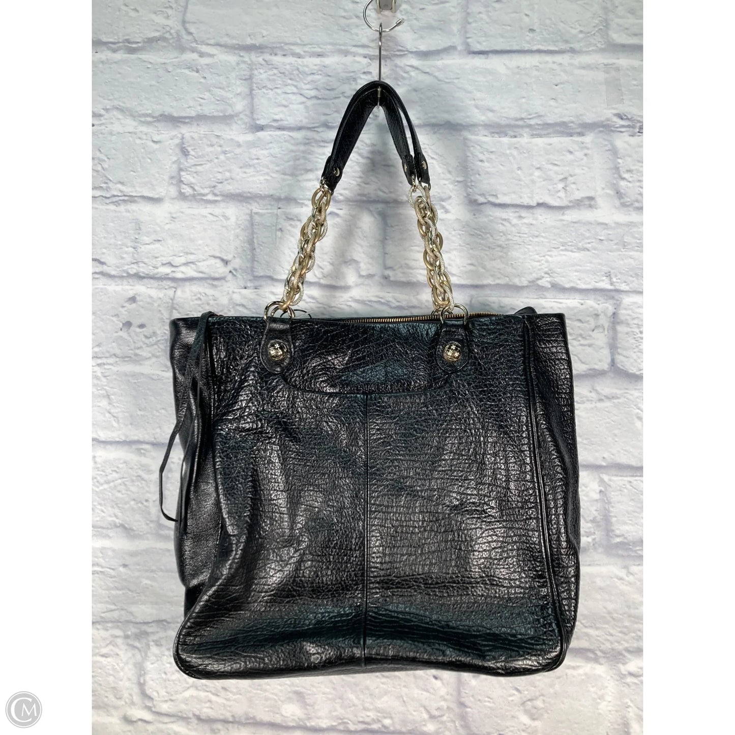 Handbag Leather By Elliot Lucca, Size: Large