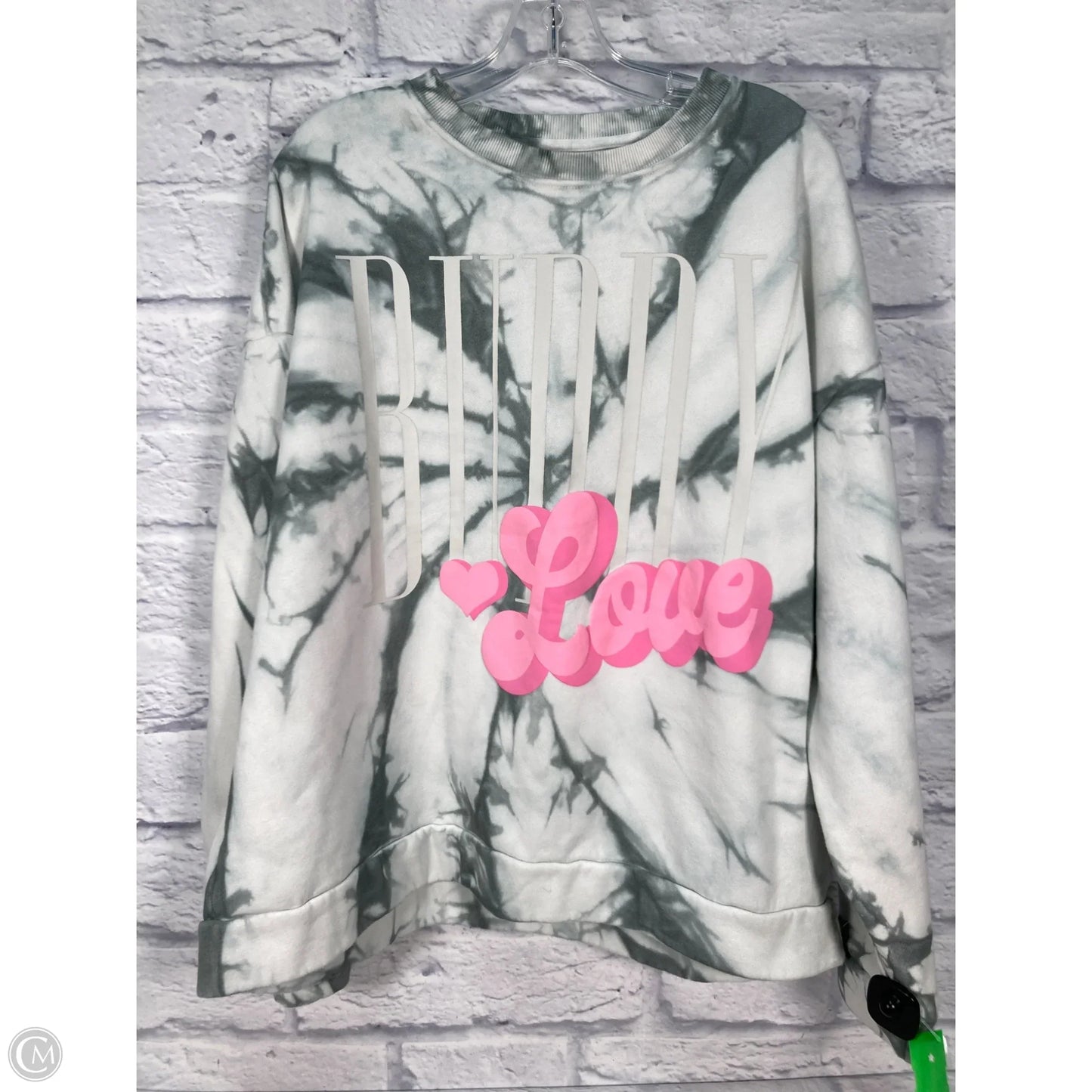 Sweatshirt Crewneck By Buddy Love In Grey, Size: M