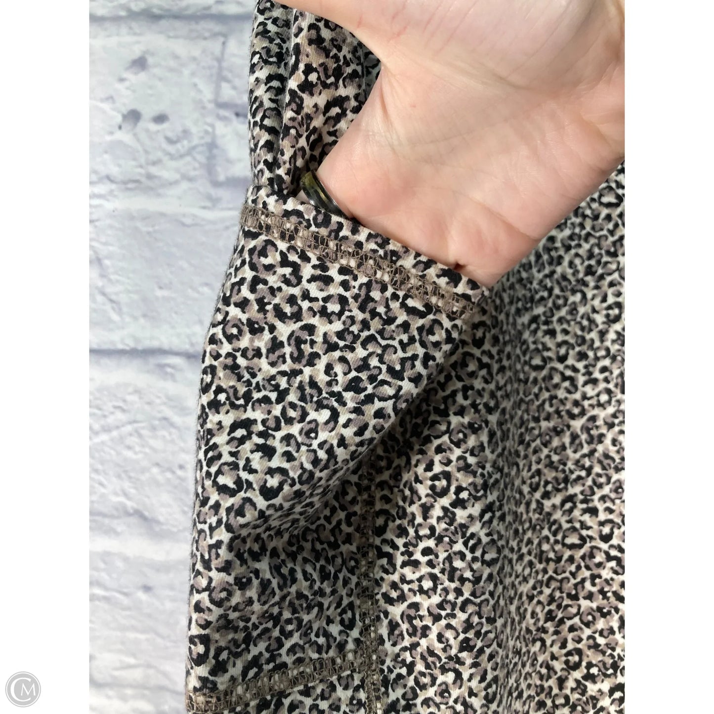 Athletic Leggings By Zenergy By Chicos In Animal Print, Size: Xl