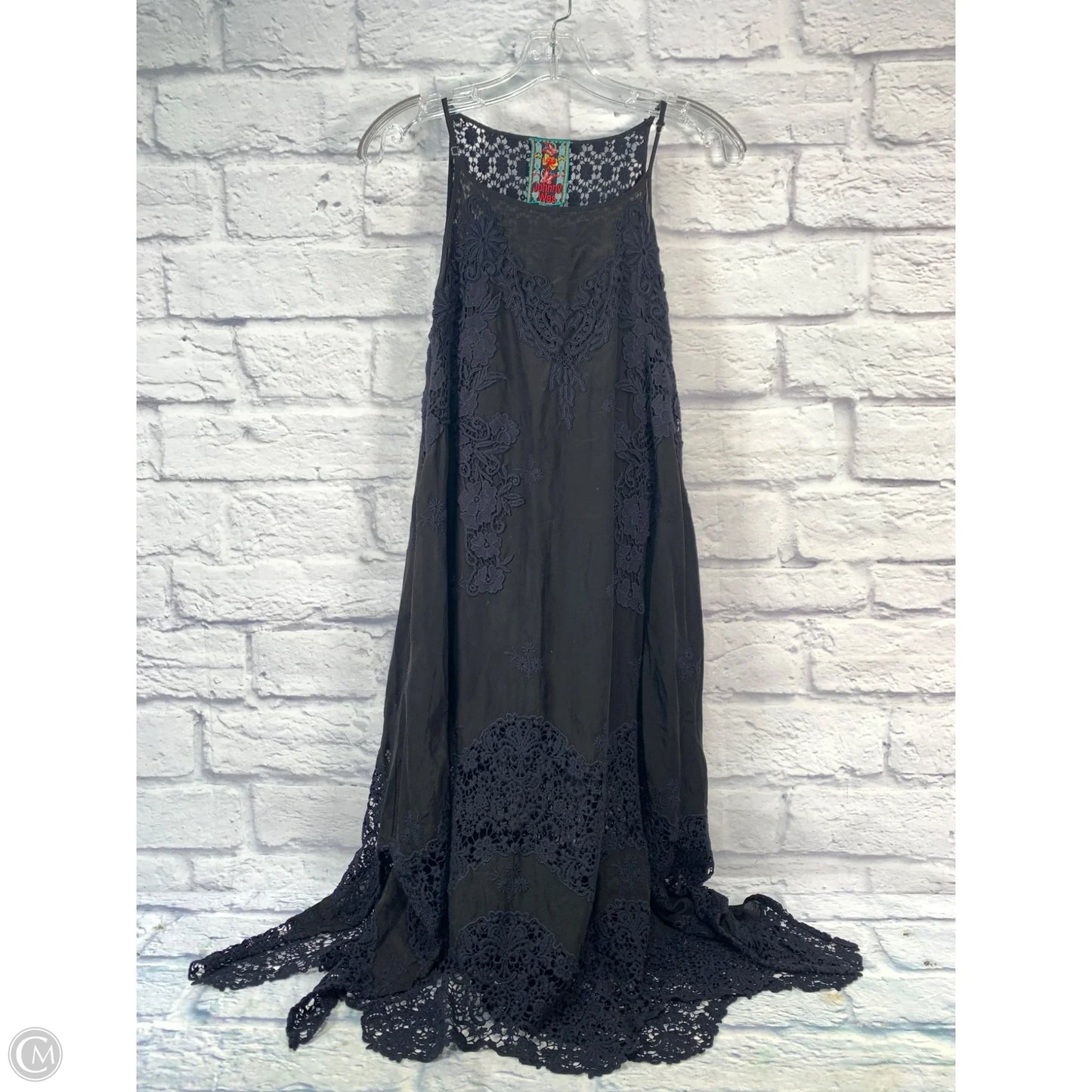 Dress Casual Midi By Johnny Was In Black, Size: S