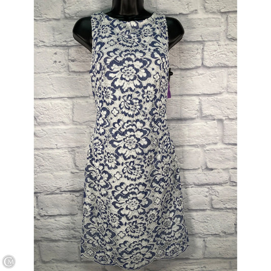 Dress Party Short By Lauren By Ralph Lauren In Blue & White, Size: S