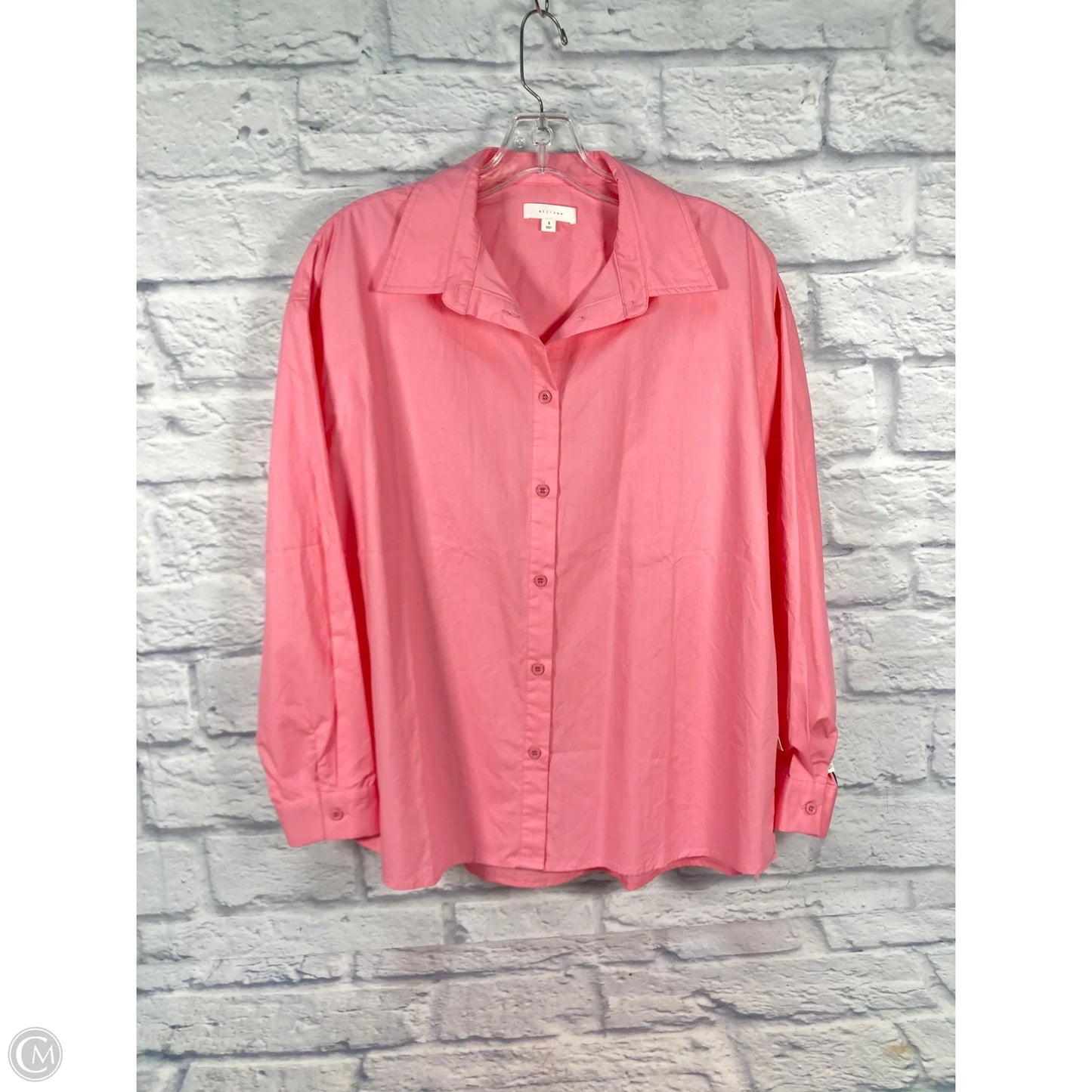 Top Long Sleeve By Clothes Mentor In Pink, Size: S