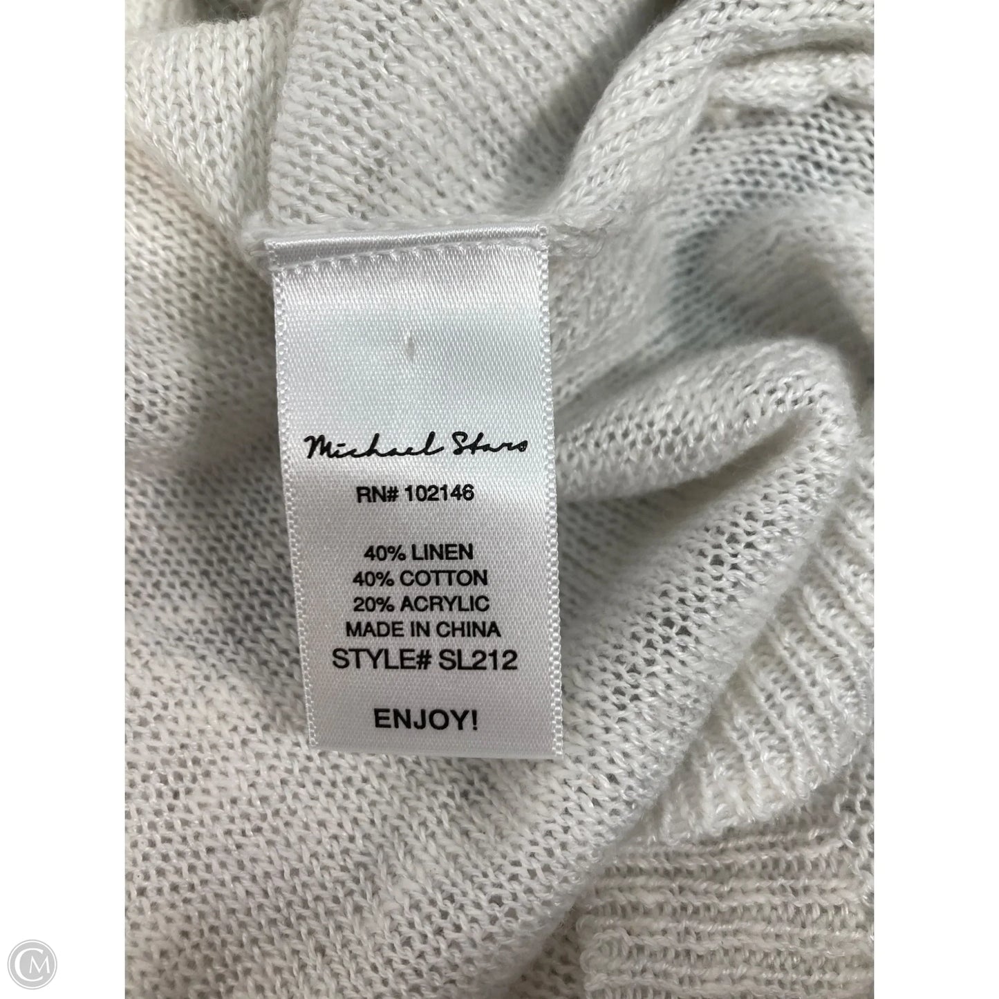 Cardigan By Michael Stars In White, Size: S
