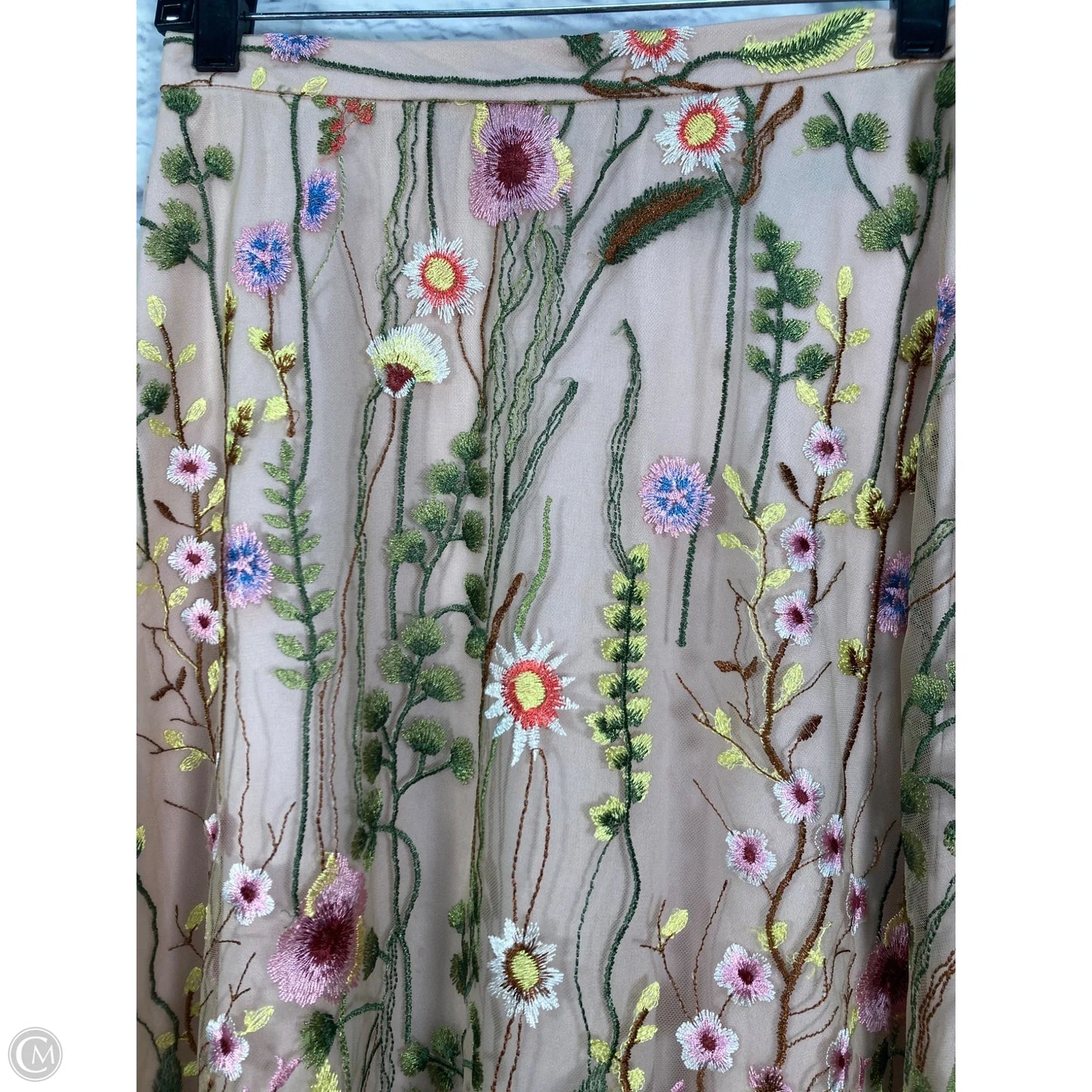 Skirt Midi By Eva Franco In Floral Print, Size: 4p
