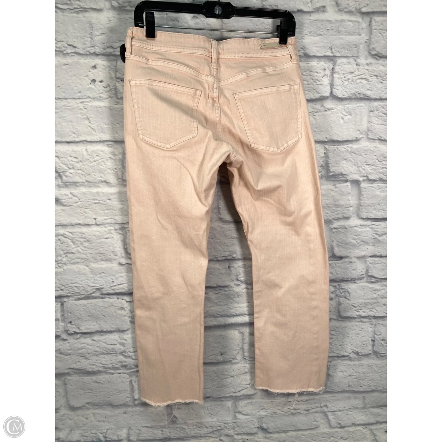 Jeans Straight By Pilcro In Pink Denim, Size: 4