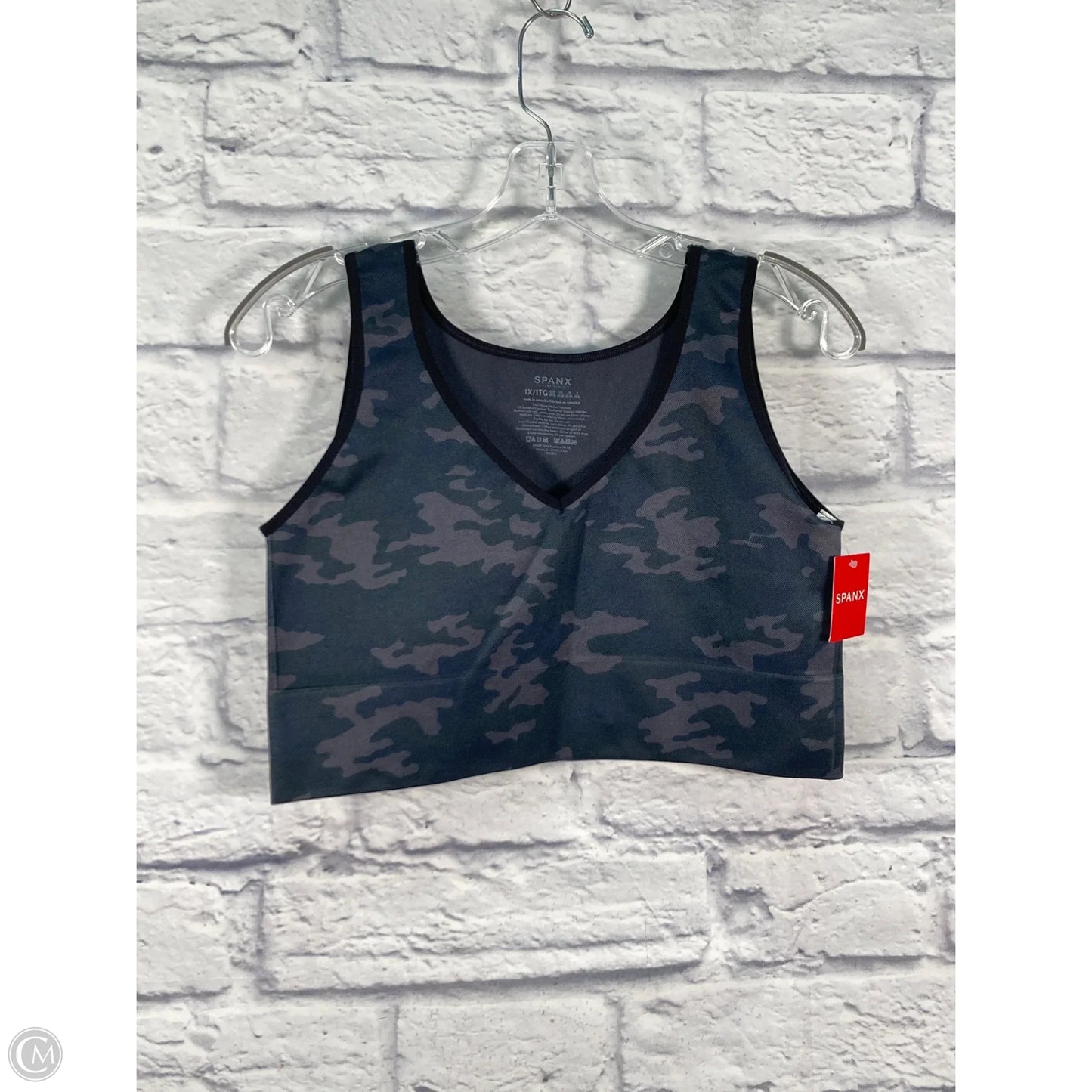 Athletic Bra By Spanx In Camouflage Print, Size: 1x