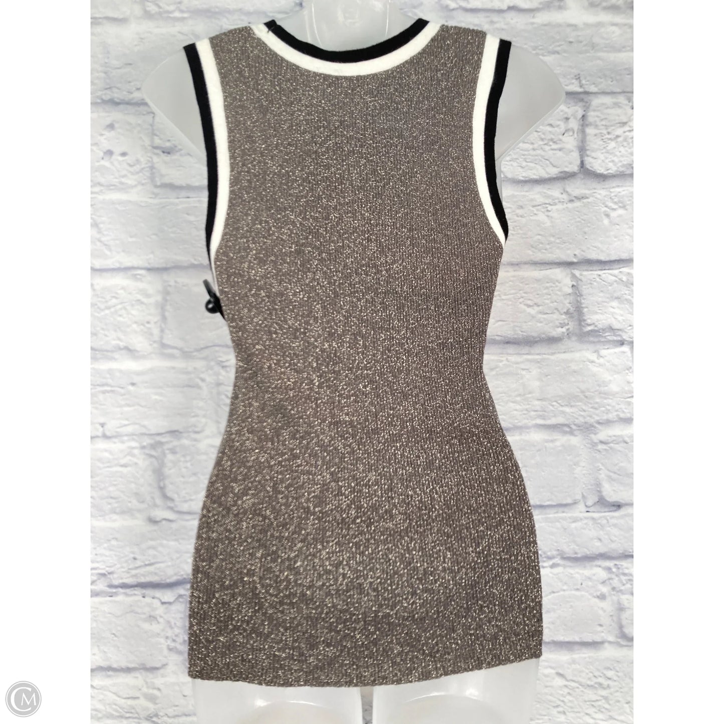 Top Sleeveless By Moth In Grey, Size: S