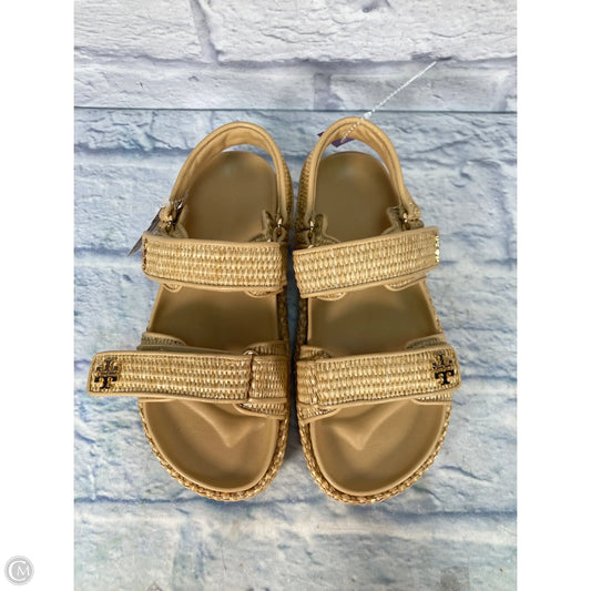 Sandals Designer By Tory Burch In Tan, Size: 7